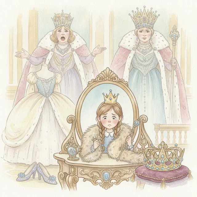 A Crown That Fit Just Right story for kids illustration