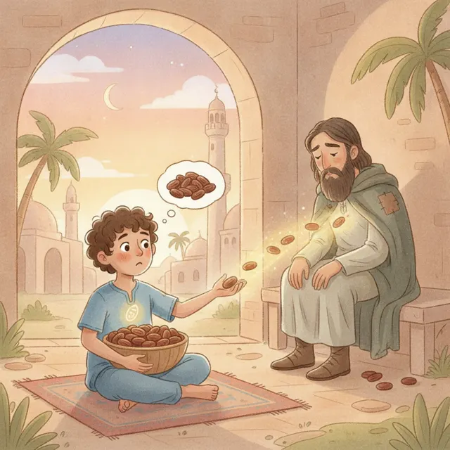 A Date to Share story for kids illustration