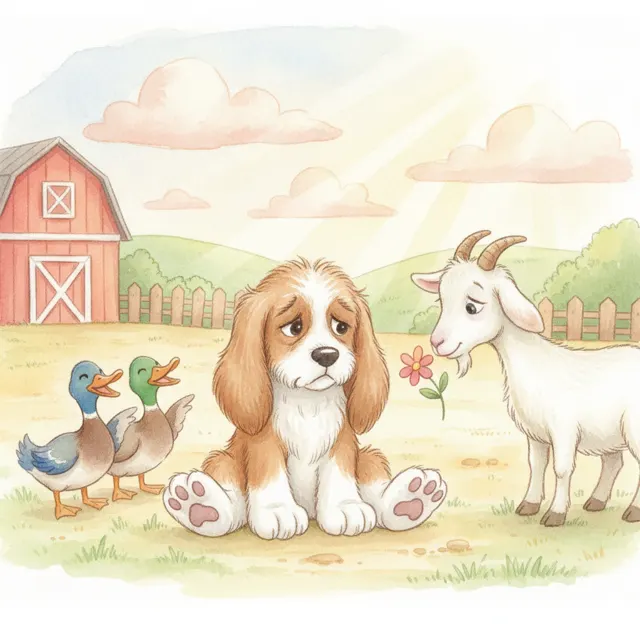 A Friend for Pepper story for kids illustration