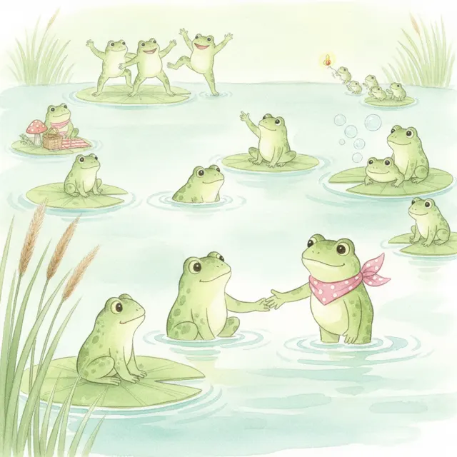 A Kind Hello for Nick story for kids illustration