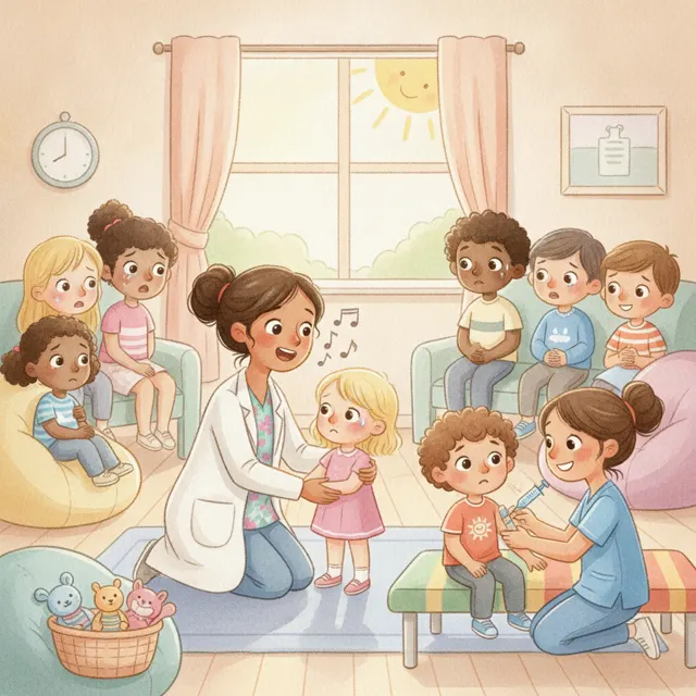 A Shot for Everyone story for kids illustration