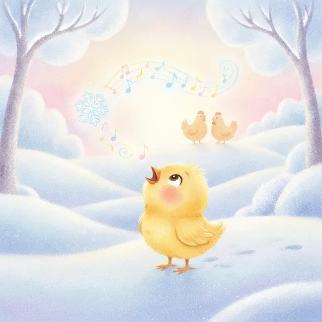 A Song Across the Snow story for kids illustration