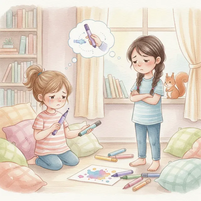 Ask Before You Take story for kids illustration