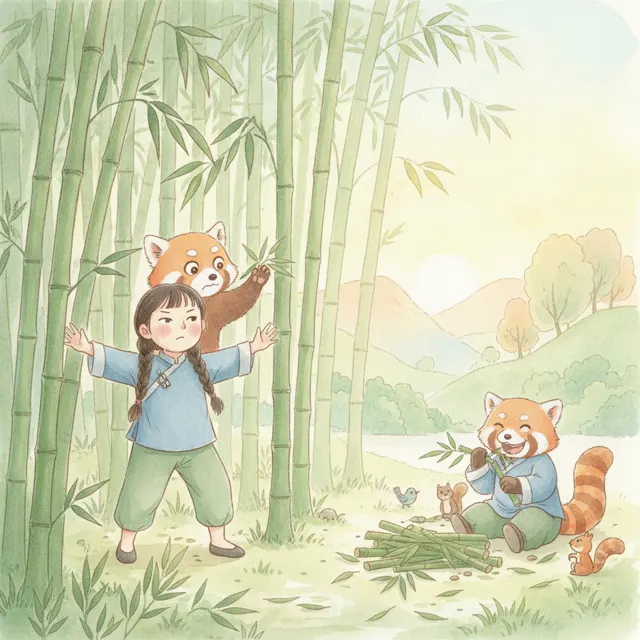 Bamboo for Everyone story for kids illustration