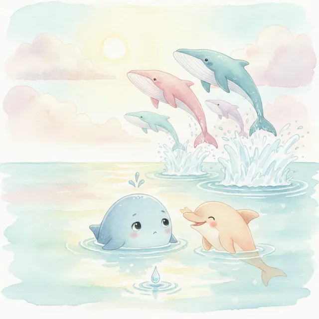 Bella's Big Splash story for kids illustration