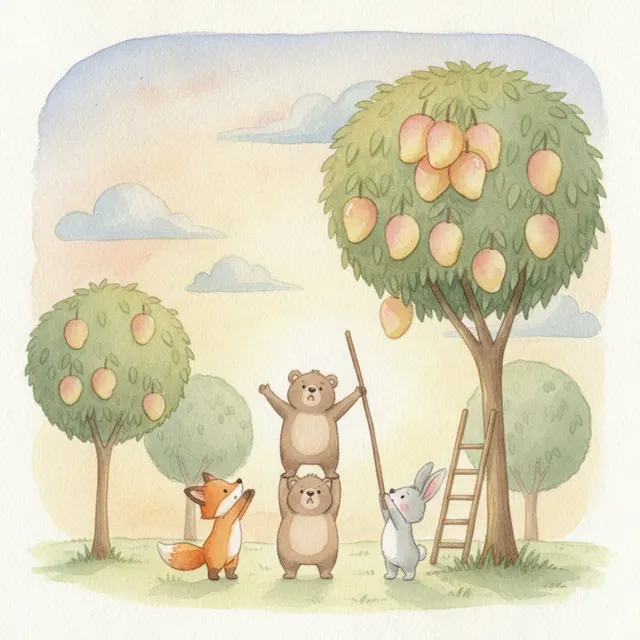 Blue Sky Thinking story for kids illustration