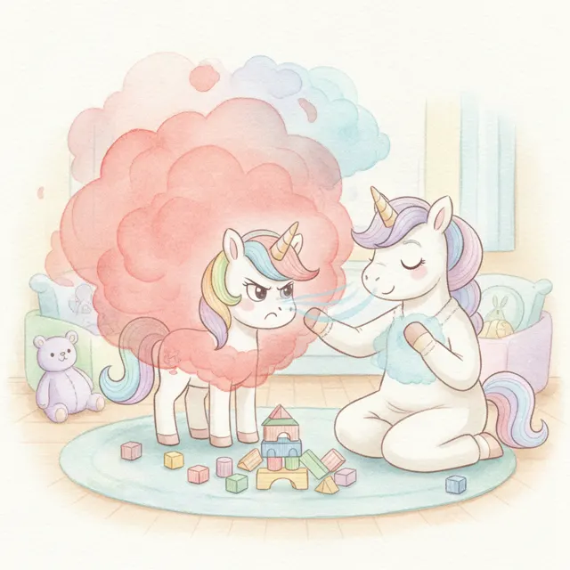 Breathe In, Bella story for kids illustration