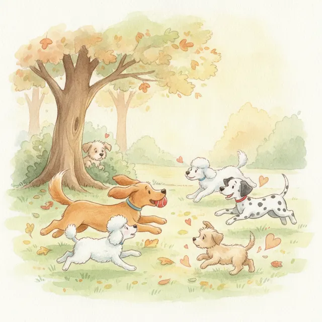 Charlie Invites Everyone story for kids illustration