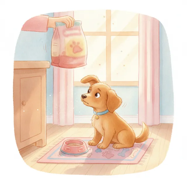 Daisy Learns to Wait story for kids illustration