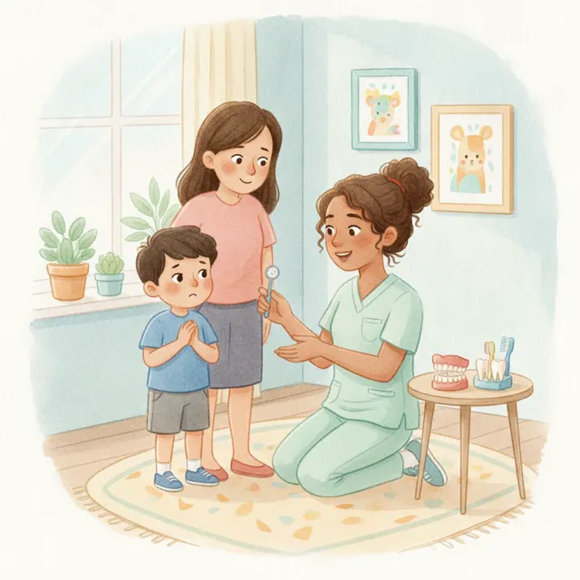Dr. Ana's Gentle Hands story for kids illustration