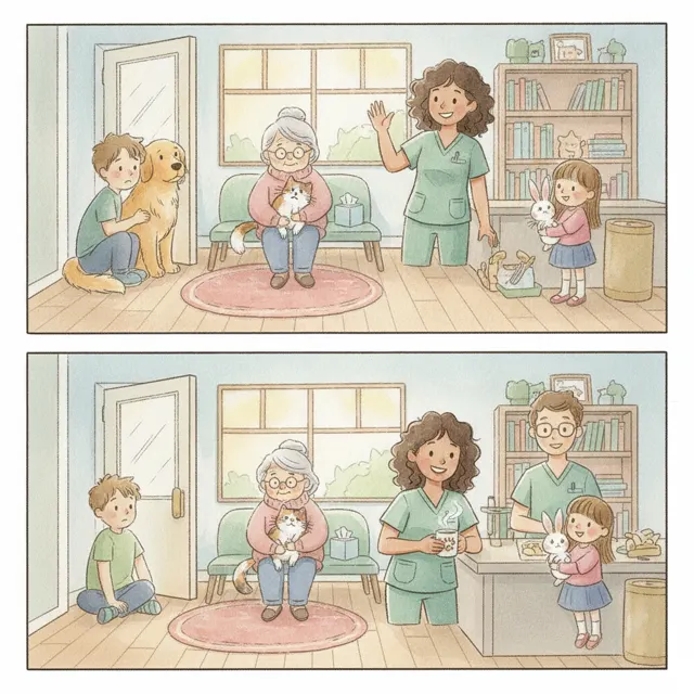 Dr. Maya's Busy Morning story for kids illustration