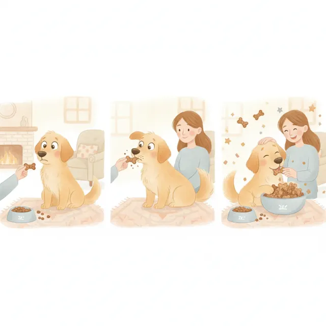 Duke Tries a New Treat story for kids illustration
