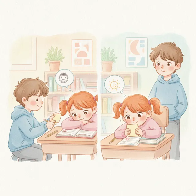 Eli's Sticky Note story for kids illustration
