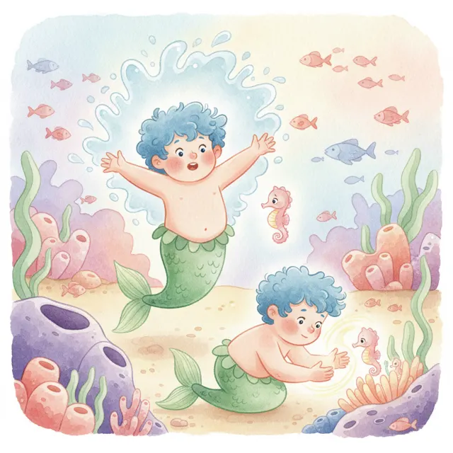 Finn Finds His Gentle Way story for kids illustration