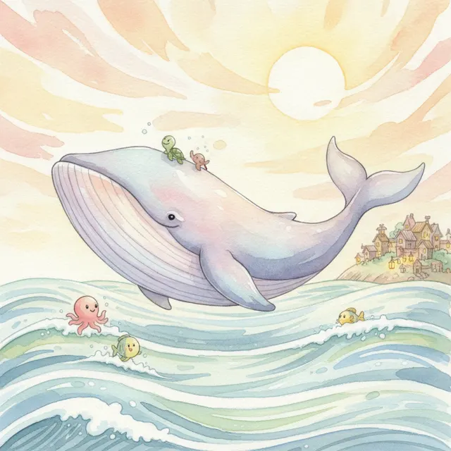 Gentle Giant story for kids illustration