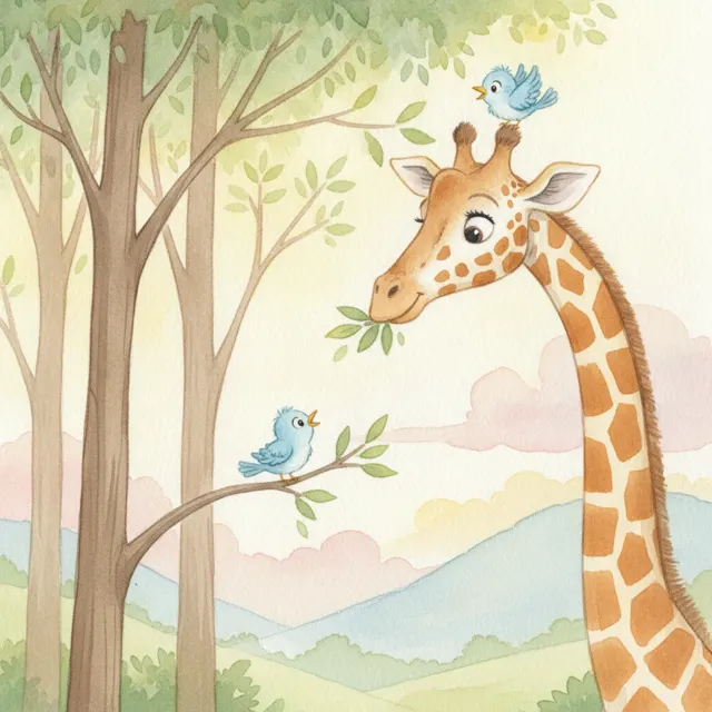 Gigi Makes a New Friend story for kids illustration