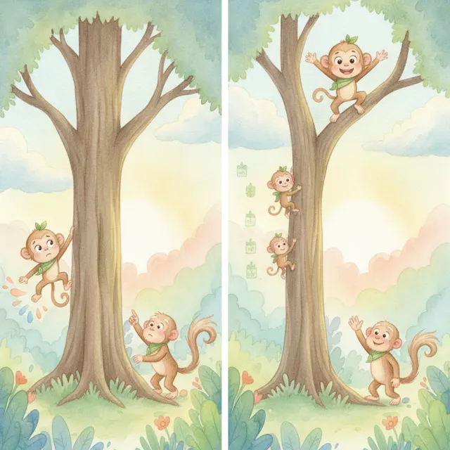 Gogo Tries the Big Climb story for kids illustration