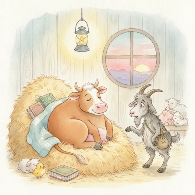 Gracie's Barn Full of Friends story for kids illustration