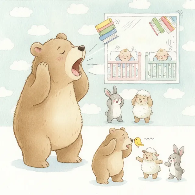 Hugo Learns to Whisper story for kids illustration