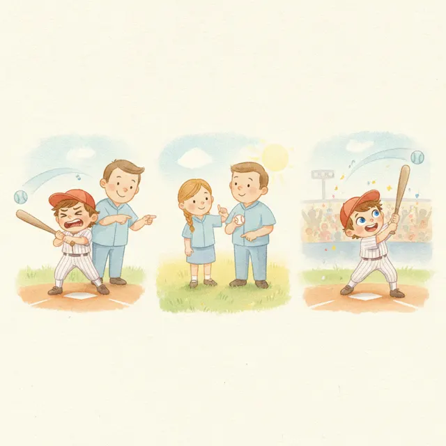 Jack's Big Swing story for kids illustration
