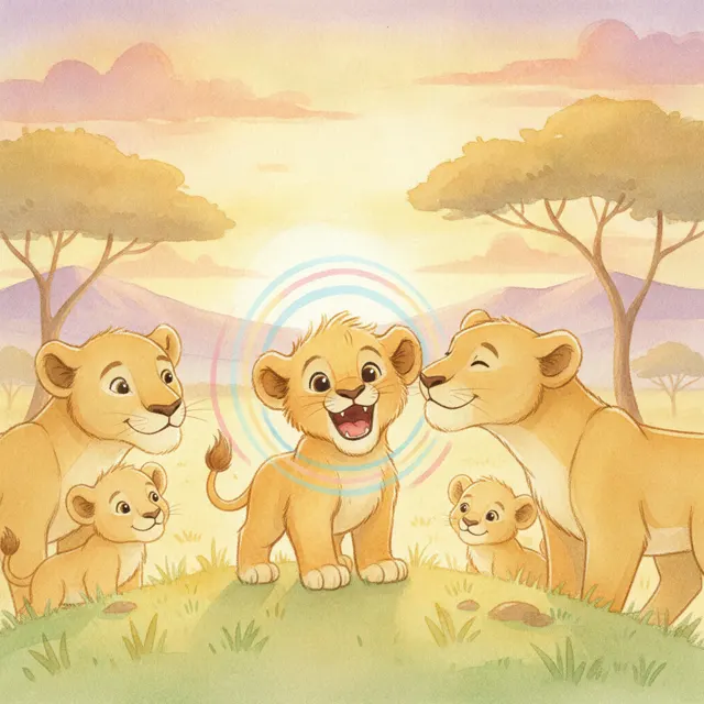 Leo's Loud Roar story for kids illustration