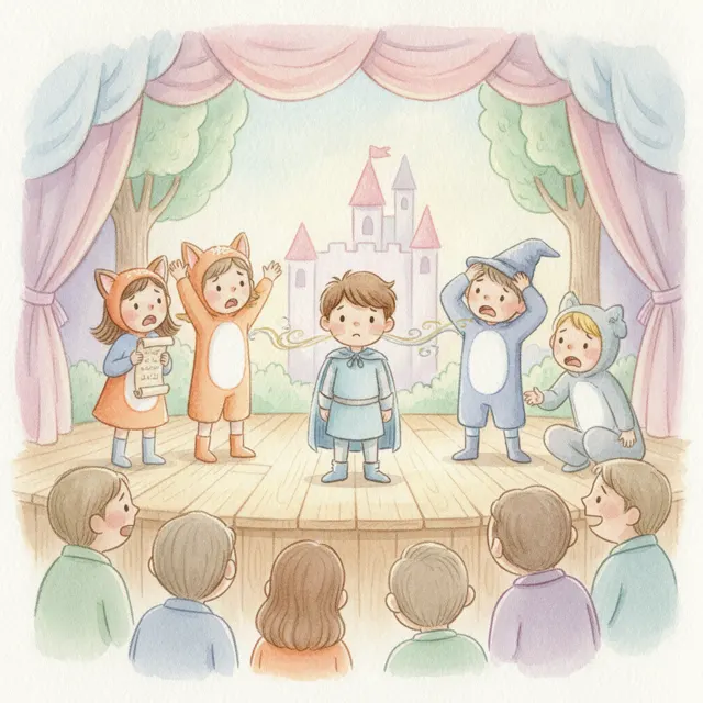 Leo's Quiet Voice story for kids illustration