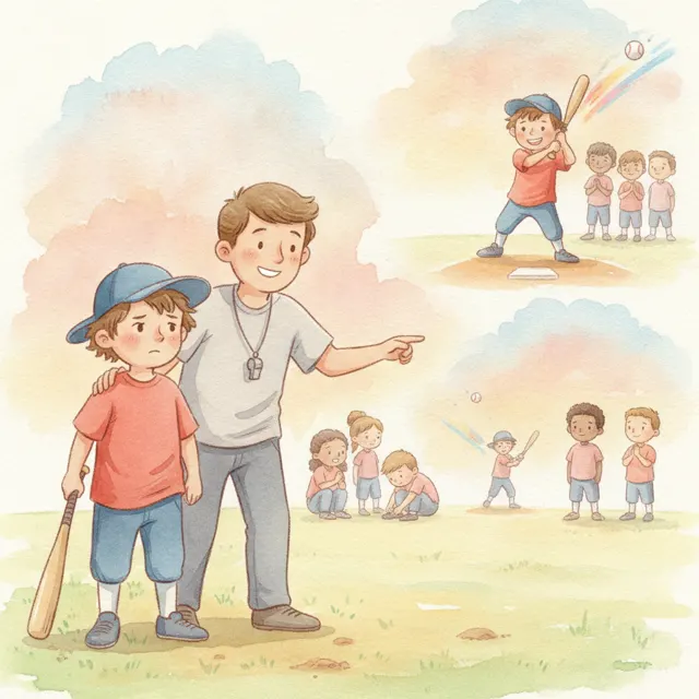 Leo Waits for His Turn story for kids illustration
