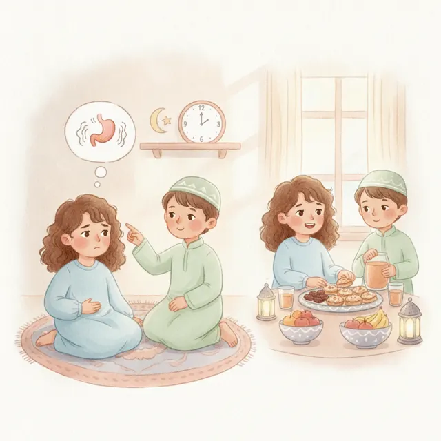 Lina's First Fast story for kids illustration