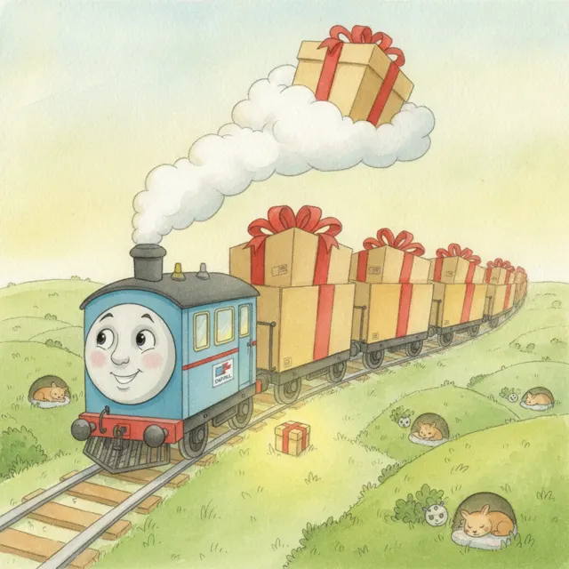 Max the Mail Car's Small Box story for kids illustration