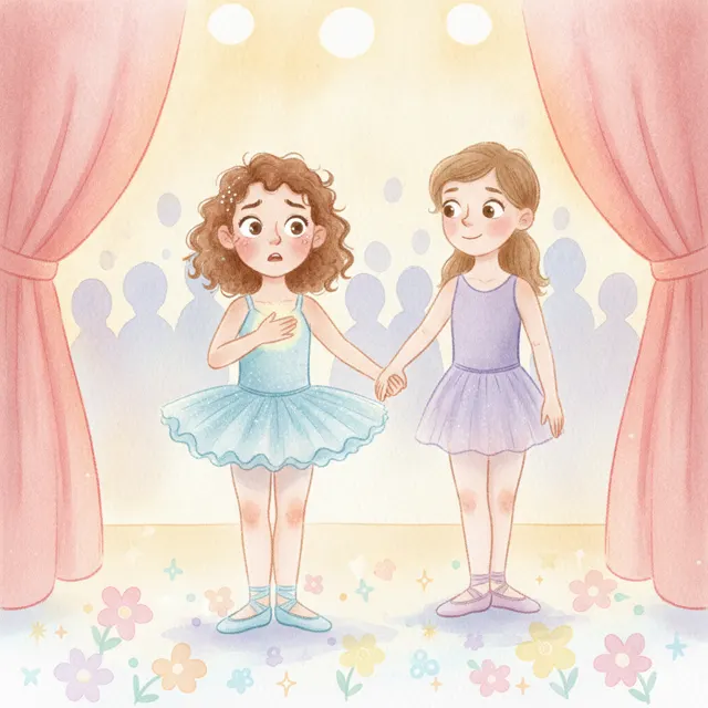 Maya's Big Moment story for kids illustration