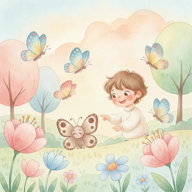 Milo's Spotty New Colors story for kids illustration