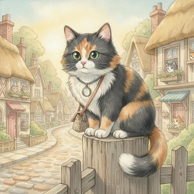 Mochi the Mystery Solver story for kids illustration
