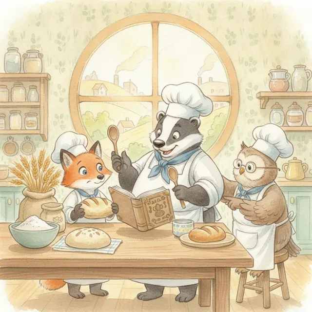 Niko Shares His Recipe story for kids illustration