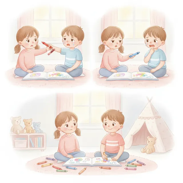 Nina Says Sorry story for kids illustration