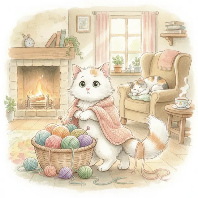 Nine Lives Worth of Lessons story for kids illustration
