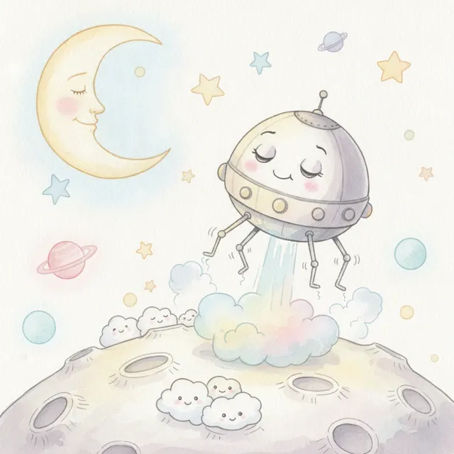 Nova's Very First Landing story for kids illustration