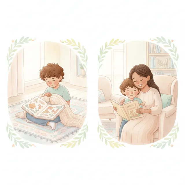 Omar Asks for Help story for kids illustration