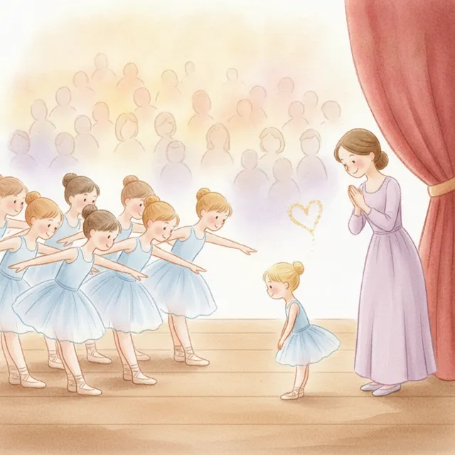 One Small Bow at the End story for kids illustration