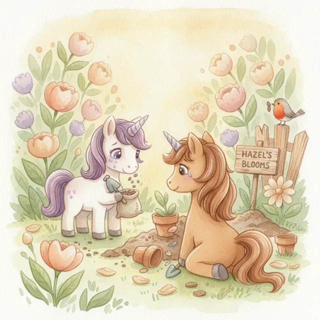 One Small Horn, One Big Apology story for kids illustration