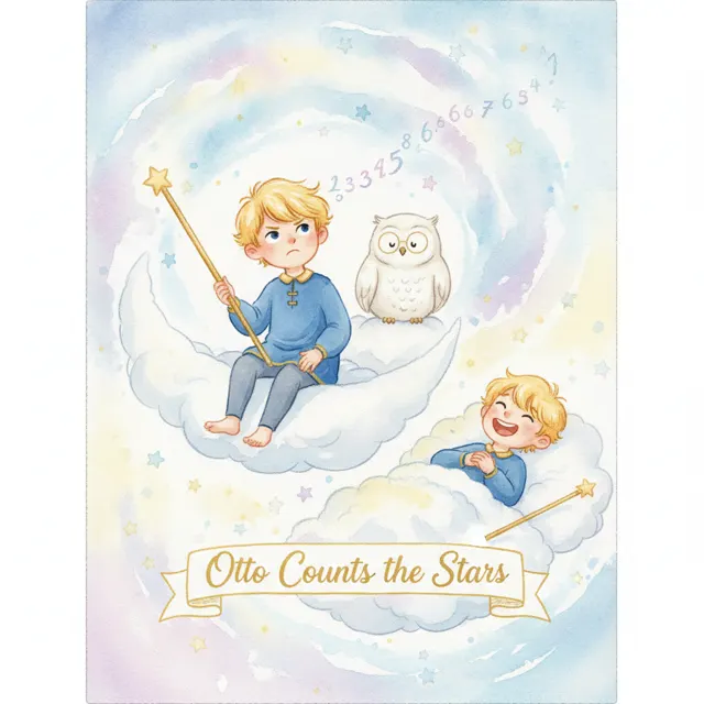 Otto Counts the Stars story for kids illustration