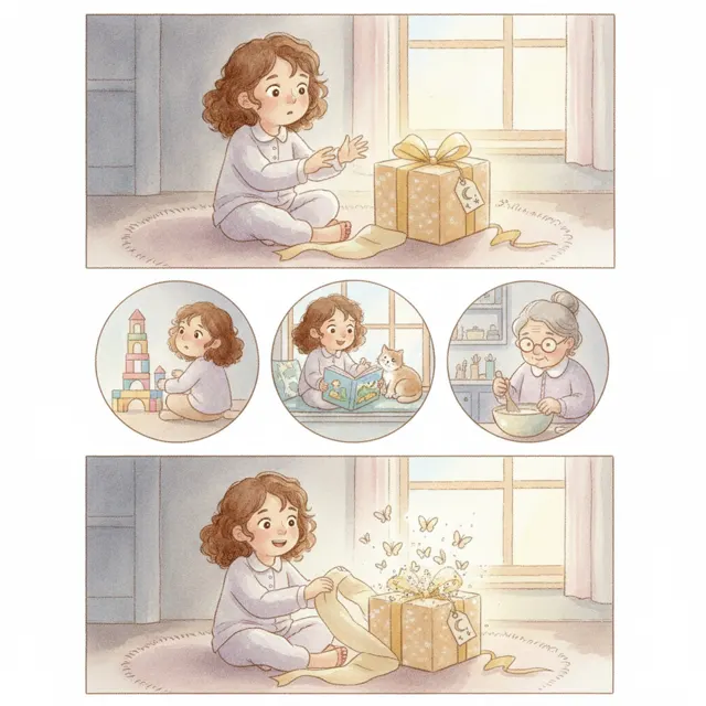 Pandora Learns to Wait story for kids illustration