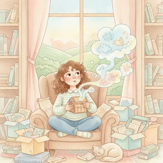 Pandora's Question Box story for kids illustration