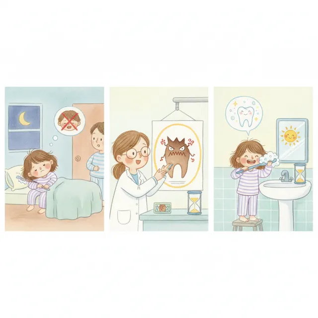 Penny's Pearly Whites story for kids illustration