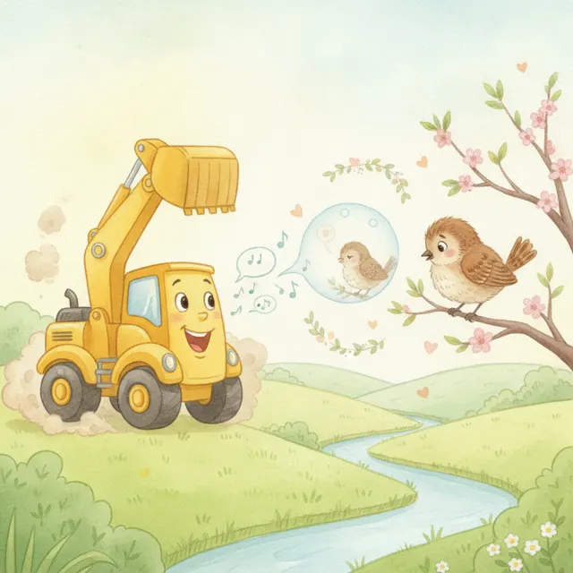 Pip's Quiet Best Friend story for kids illustration