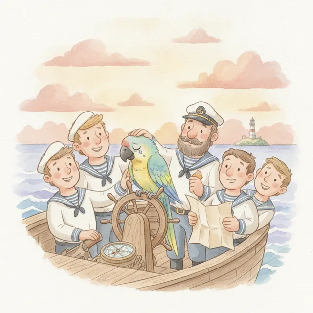 Polly's Honest Squawk story for kids illustration