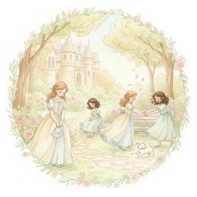 Princess Juno's New Friend story for kids illustration