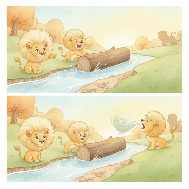 Raja's Quiet Voice story for kids illustration