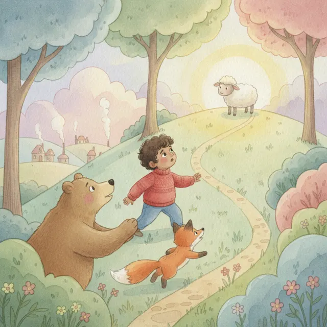 Ravi's First Climb to the Top story for kids illustration