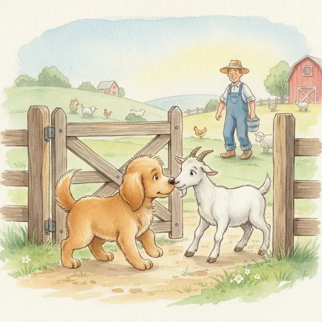 Rex the Puppy Learns to Help story for kids illustration