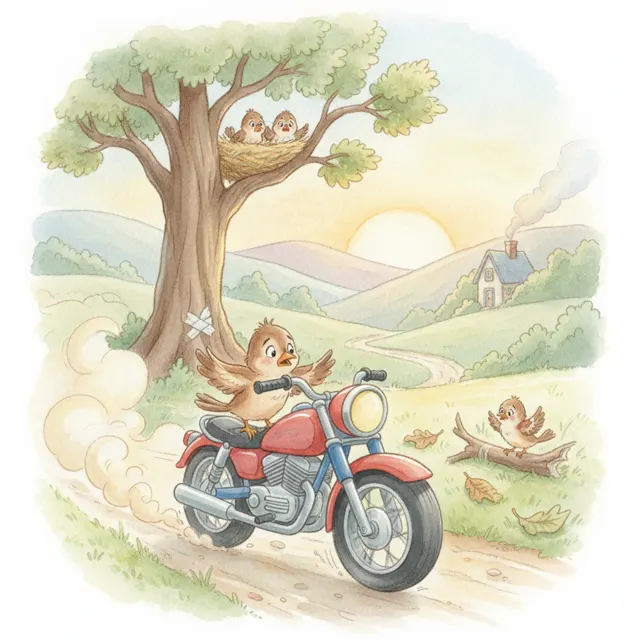 Rico Rides to the Rescue story for kids illustration